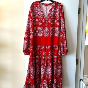 3XL long beautiful, lightweight, maxi dress.